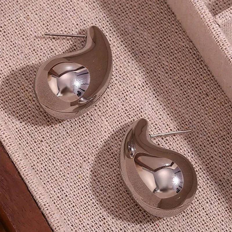 Water Drop 18K Gold Plated Earrings